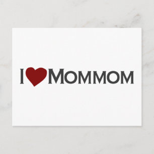 I love mommom postcard