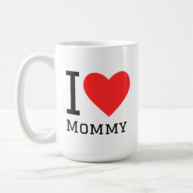 I love mommy coffee mug (Left)