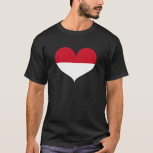 I Love Monaco Flag T-Shirt