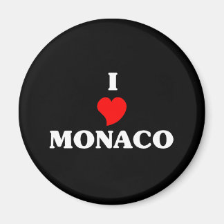 I Love Monaco Magnet