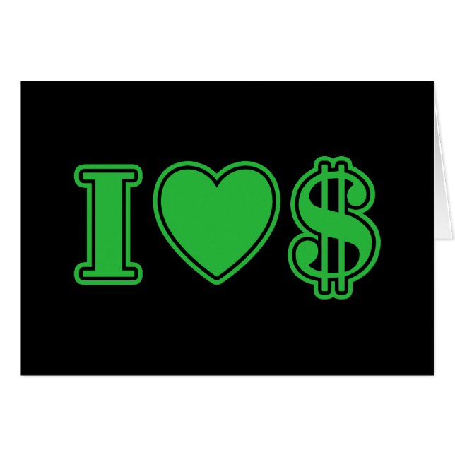 I Love Money (Front Horizontal)