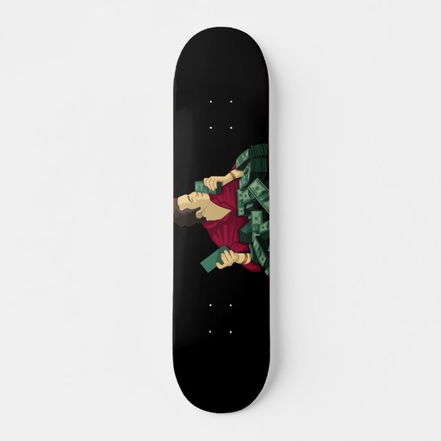 I love Money  Skateboard (Front)