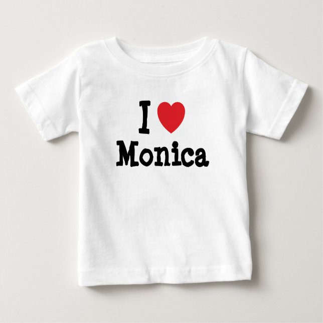 I love Monica heart T-Shirt (Front)