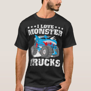 I Love Monster Trucks T-Shirt