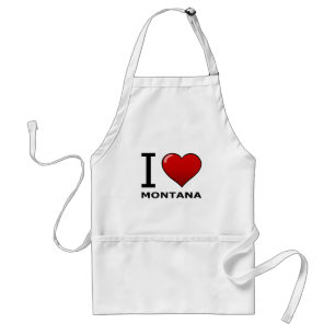 I LOVE MONTANA STANDARD APRON