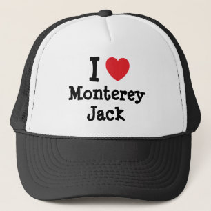I love Monterey Jack heart T-Shirt Trucker Hat