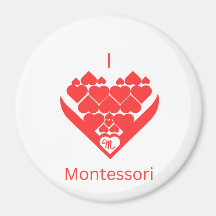 I Love Montesssori Magnet
