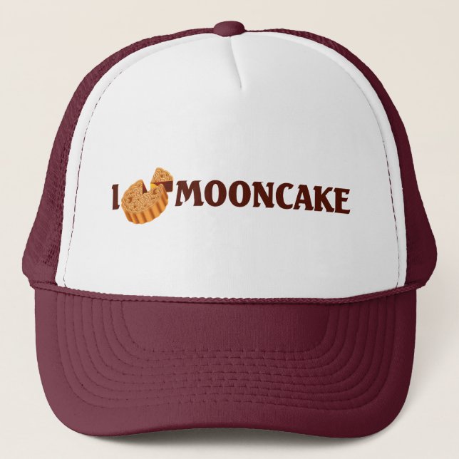 I Love Mooncake Trucker Hat (Front)
