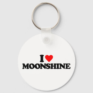 I LOVE MOONSHINE KEY RING