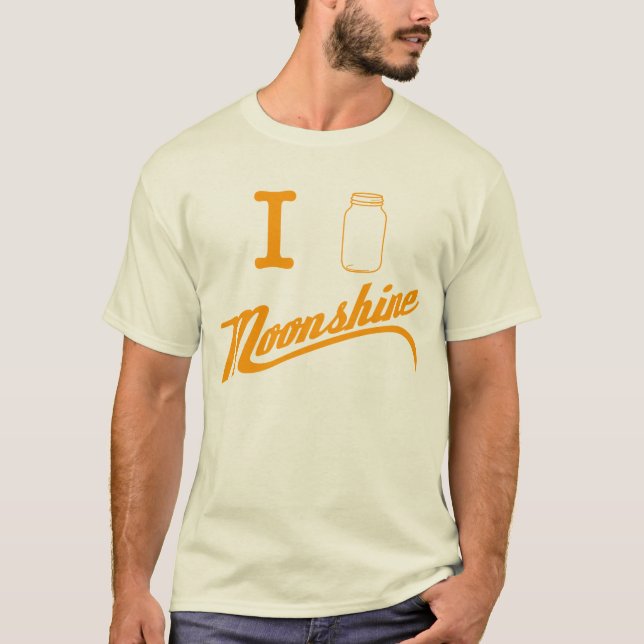 I Love Moonshine T-shirt (Front)