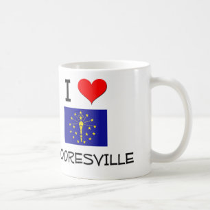 I Love MOORESVILLE Indiana Coffee Mug