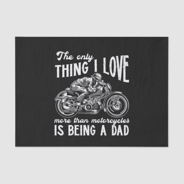 I Love More Than Motor Tissue Paper (Front)