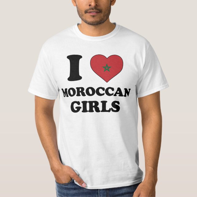 I love Moroccan Girls T-Shirt (Front)