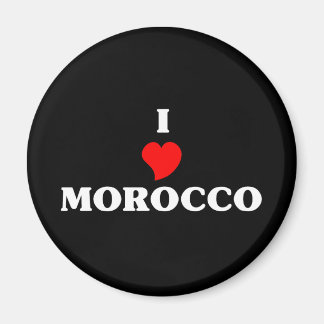 I Love Morocco Magnet