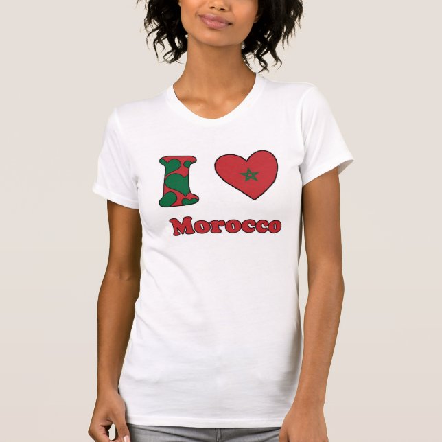 I love Morocco T-Shirt (Front)