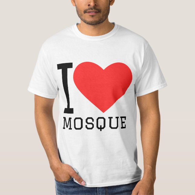 I love mosque T-Shirt (Front)