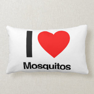 i love mosquitos lumbar cushion