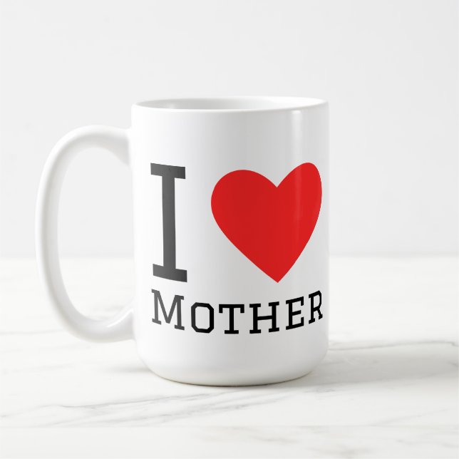 I love mother coffee mug (Left)