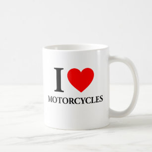 I Love Motorcycles Coffee Mug