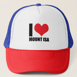 I love Mount Isa Trucker Hat