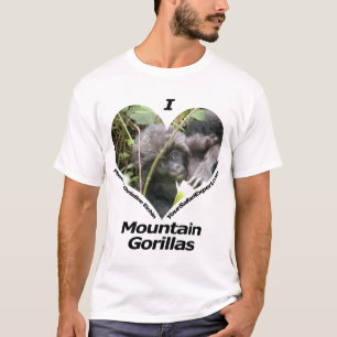 I Love Mountain Gorillas T-Shirt