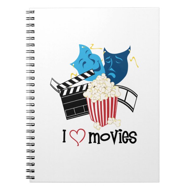 I Love Movies Notebook (Front)