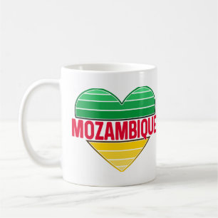 I Love Mozambique, Mozambican Heart Coffee Mug