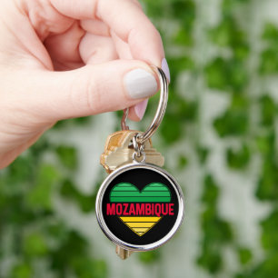 I Love Mozambique, Mozambican Heart Key Ring