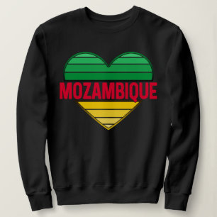 I Love Mozambique, Mozambican Heart Sweatshirt