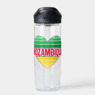 I Love Mozambique, Mozambican Heart Water Bottle