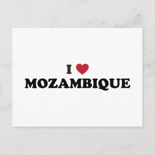 I Love Mozambique Postcard
