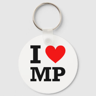 I Love MP Design Key Ring