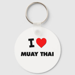 I Love Muay Thai Key Ring