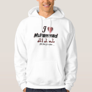 I love Muhammad-The best of creation Hoodie