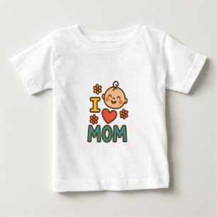 I Love Mum Baby T-Shirt – Cute Mother’s Day 