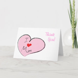 I Love Mum Card