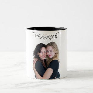 I Love Mum Custom Photo Mother's Day Gift Mug