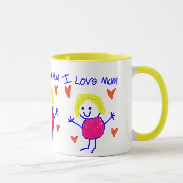 I Love Mum Mug (Right)