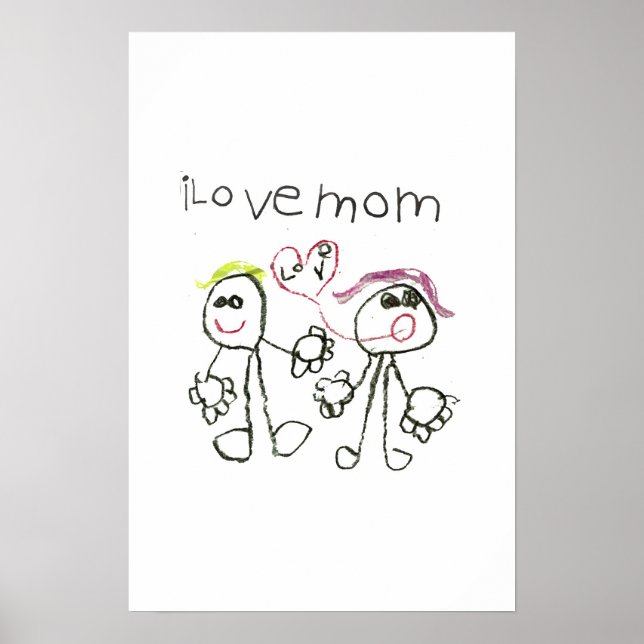 i love mum poster (Front)