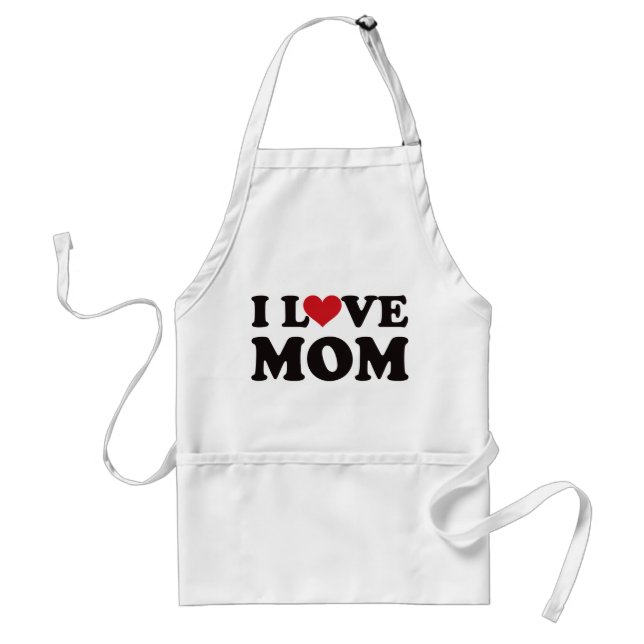 I Love Mum Standard Apron (Front)