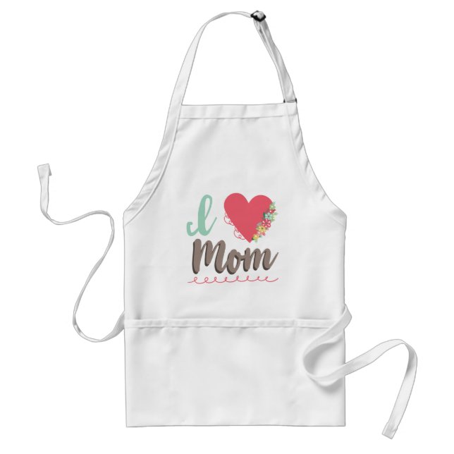 I love Mum Standard Apron (Front)