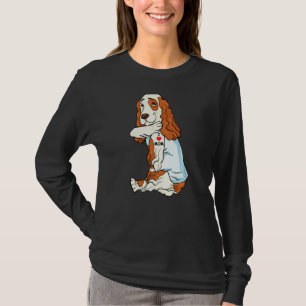 I Love Mum Tattoo American Cocker Spaniel Dog Wom T-Shirt