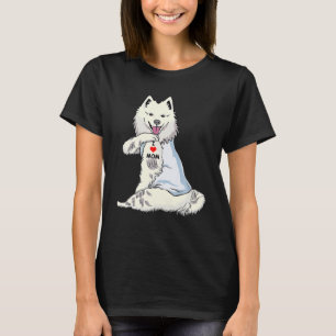 I Love Mum Tattoo American Eskimo Mother's Day T-Shirt