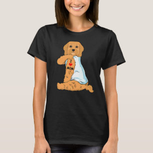 I Love Mum Tattoo Cavoodle Mum Dog  Women T-Shirt