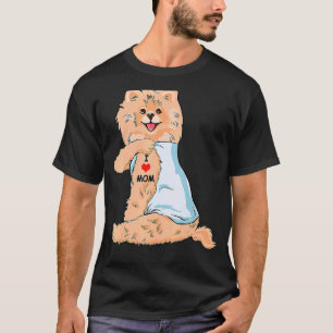 I Love Mum Tattoo German Spitz Mum Dog Mother's Da T-Shirt