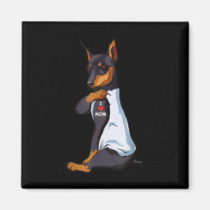 I Love Mum Tattoo Manchester Terrier Mum Dog Lover Magnet