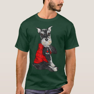 I Love Mum Tattoo Miniature Schnauzer Dog Lover Mo T-Shirt