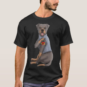 I Love Mum Tattoo Rottweiler Mama T-Shirt