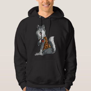 I Love Mum Tattoo Siberian Husky Mum Mother Day Hoodie