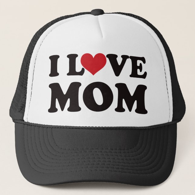 I Love Mum Trucker Hat (Front)